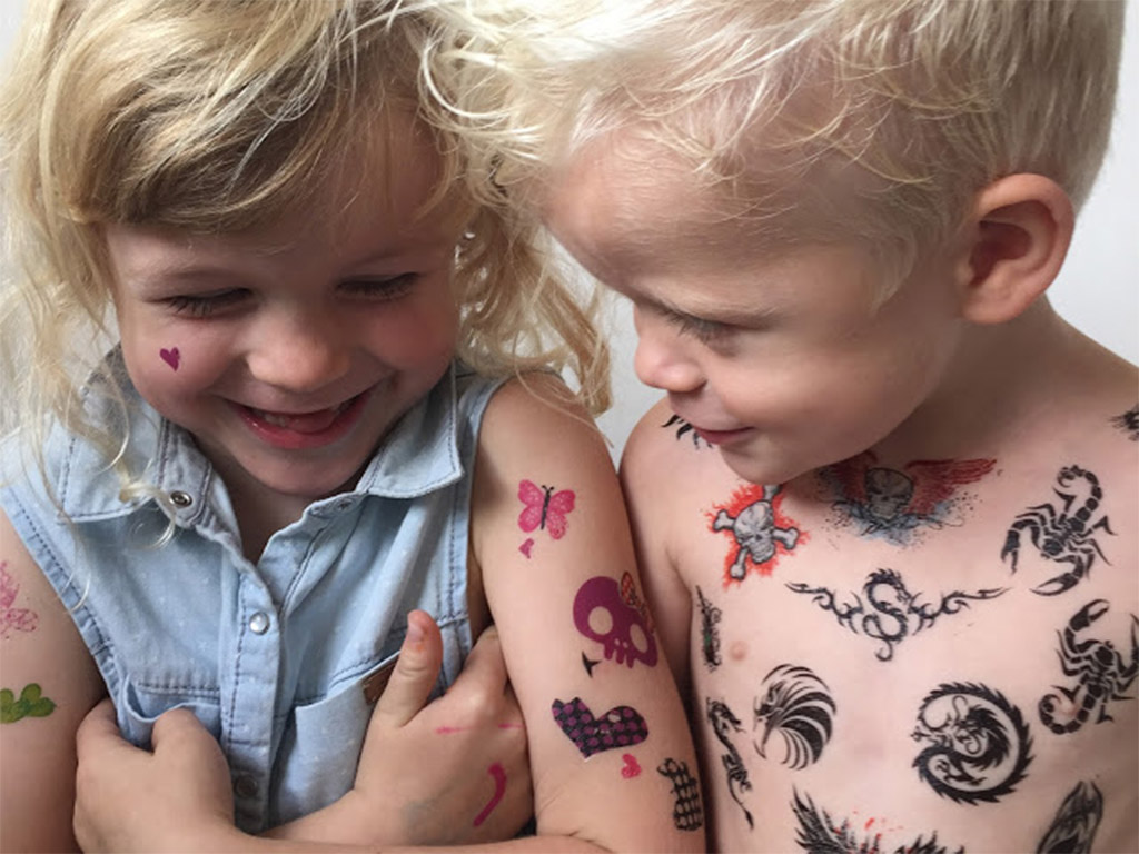 Wonderbaar tattoo kinderen foto vaderdag • Buitengewoonanders KL-05